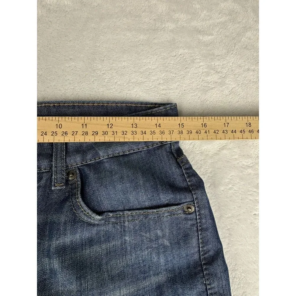 Levi's 514 Jeans Boys Blue Slim Straight Size 10M Husky 30x26 (30x27 Measured)‎